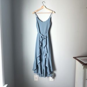 Elegant Dusty Blue Jumpsuit